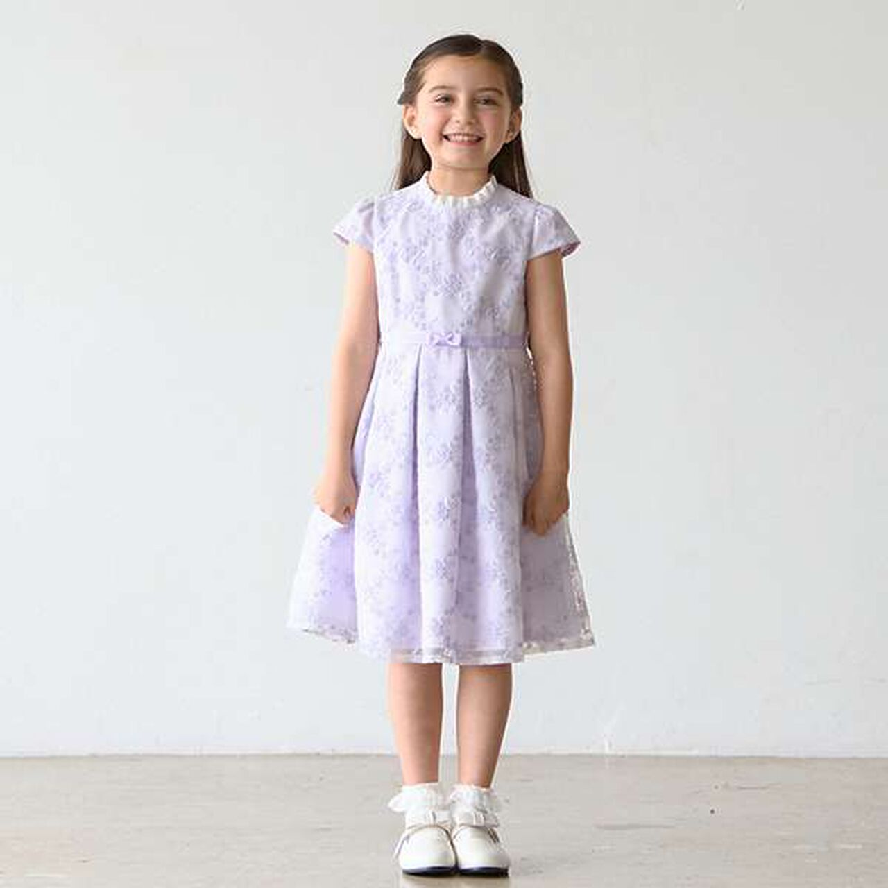 Lace OP + No-Collar JK Set,Lavender, large image number 15