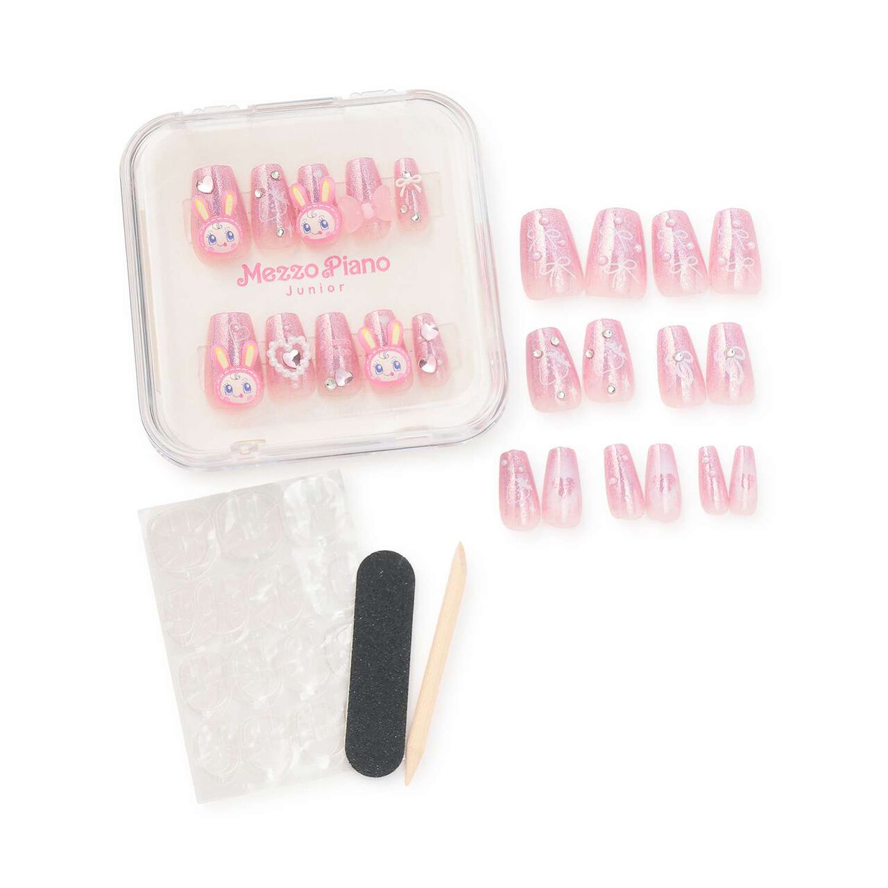 Berrie-chan Nail Tips,Pink, large image number 1
