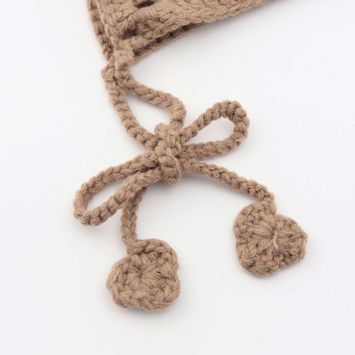 Crochet Bonnet,Mocha tea, medium image number 5
