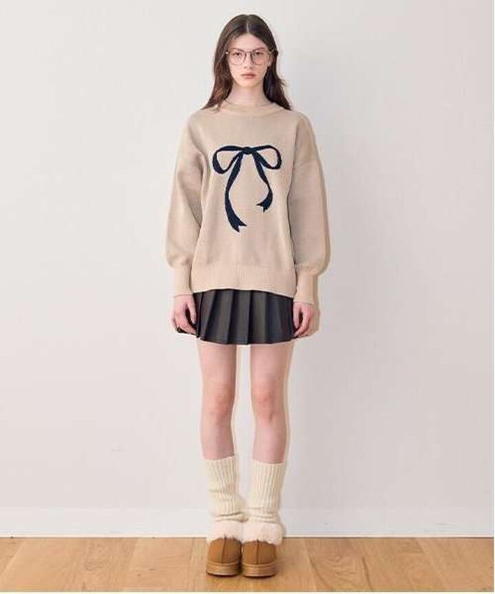 Assorted Jacquard Knitwear,Off white, medium image number 16