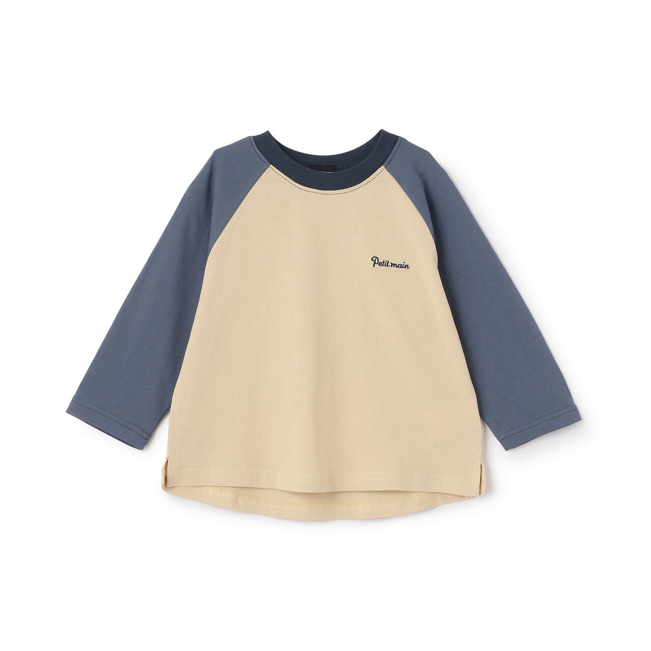 Organic Raglan Long-Sleeve T-Shirt,Cream, large image number 0