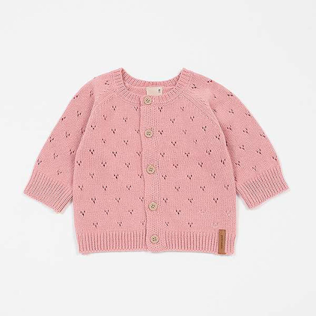 Needle Punch Cardigan,Ivory, large image number 14