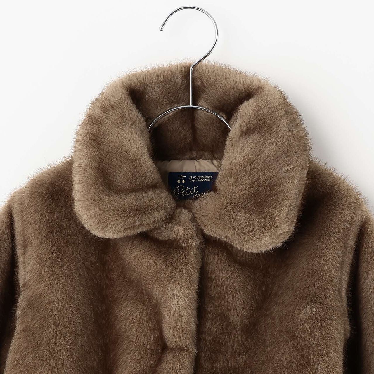 [Link] Faux Fur Jacket,Ivory, large image number 10