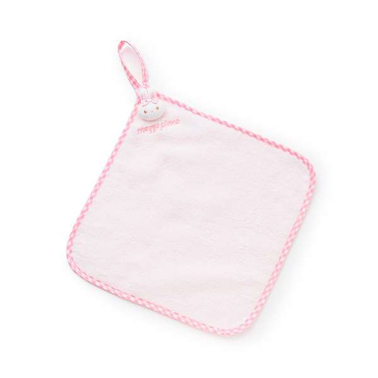 Towel with Rabbit Mascot [Made in Japan],Light pink, large image number 0
