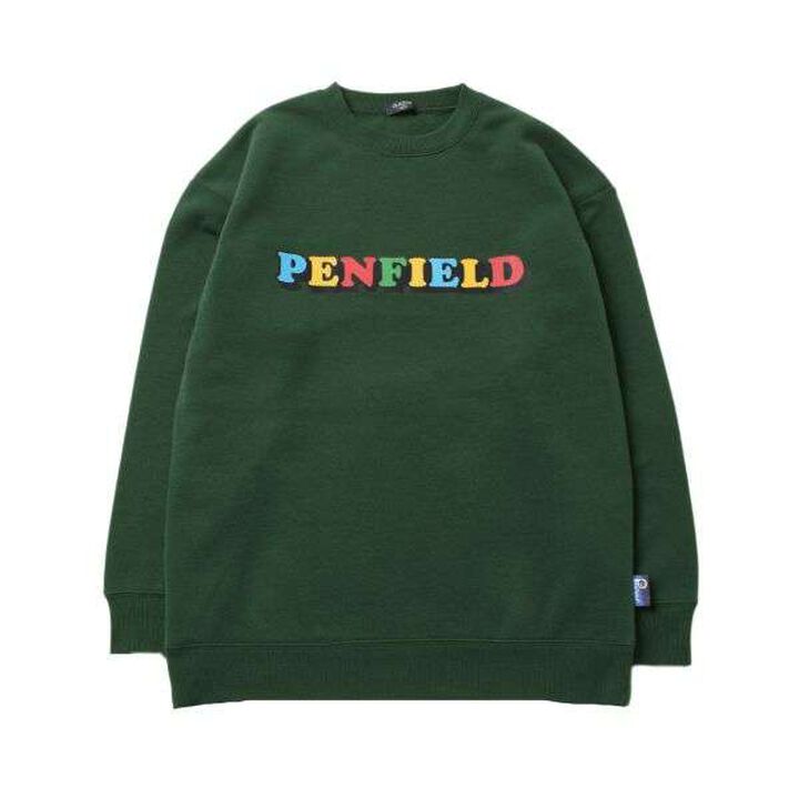 [Penfield] Wool Lined Print Sweatshirt,Navy, medium image number 9