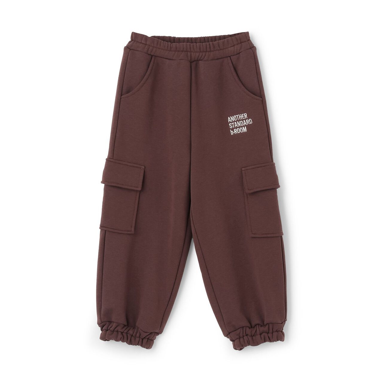 Quick-Dry Fleece Side Pocket Sweatpants,Dark brown, large image number 0