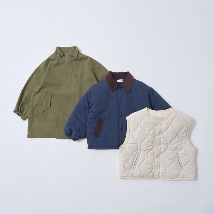 Free Combination Series Corduroy Collar Puff Jacket,Khaki, medium image number 15