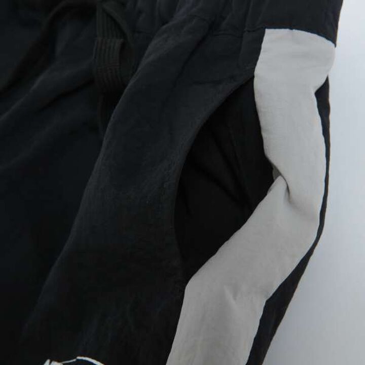 [Set Up Compatible] Striped Nylon Track Pants,Black, medium image number 6