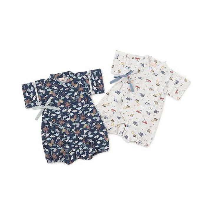 [Web Exclusive] Boys Baby Assorted Jinbei,Navy, medium image number 9