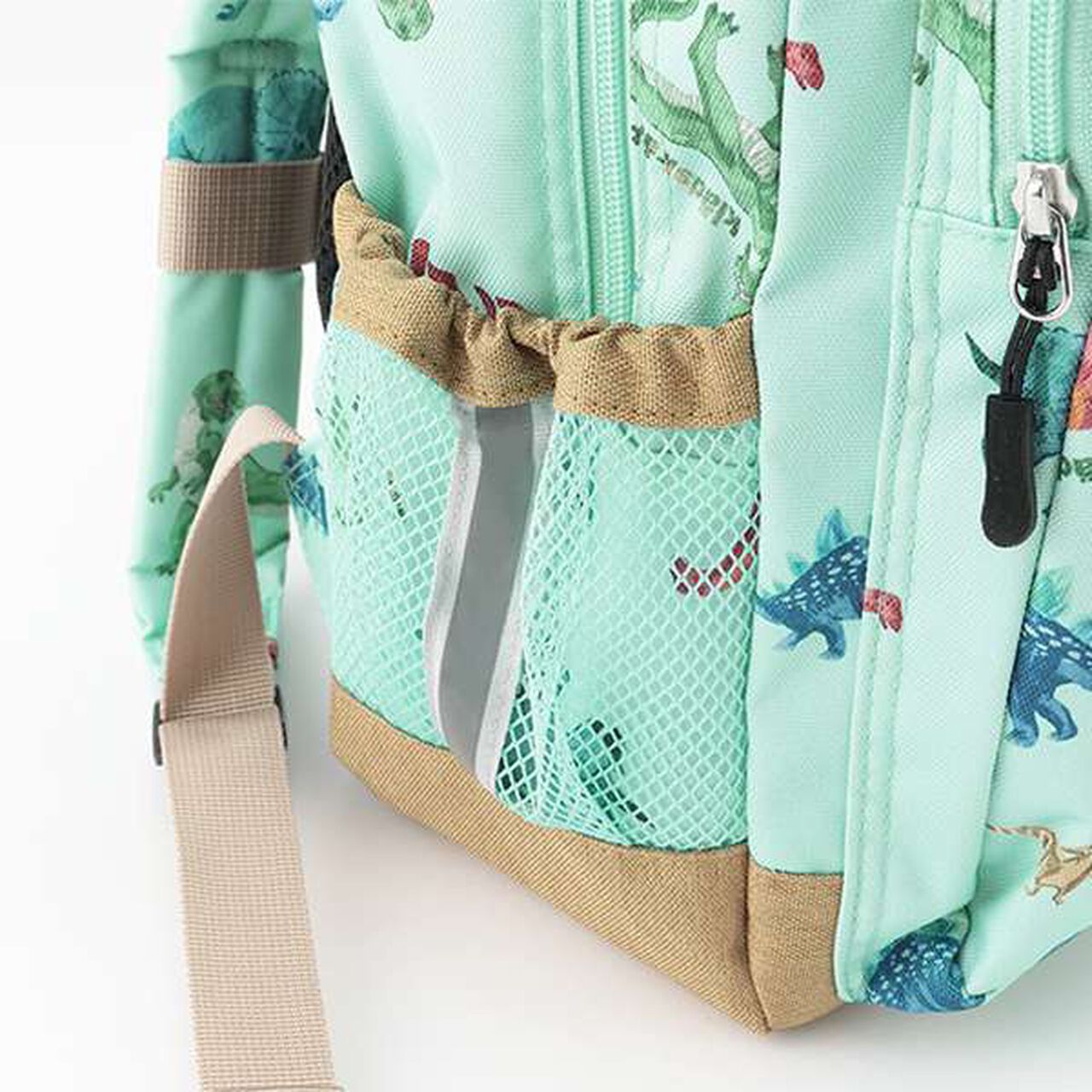 Dinosaur Print Backpack,Beige, large image number 12
