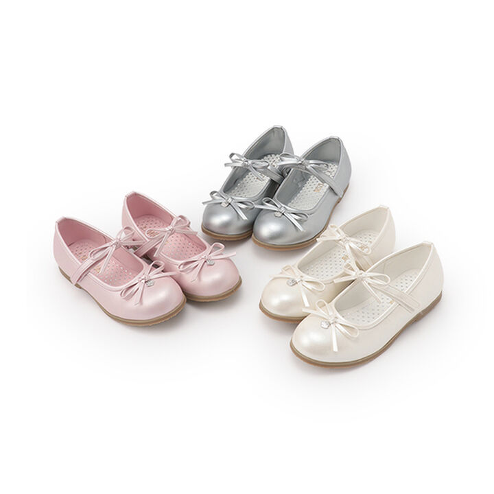 Ribbon Ballet Shoes,Off white, medium image number 4