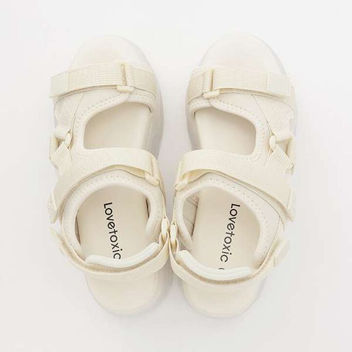 [LTXC] Milky Sole Sport Sandals,Black, medium image number 5