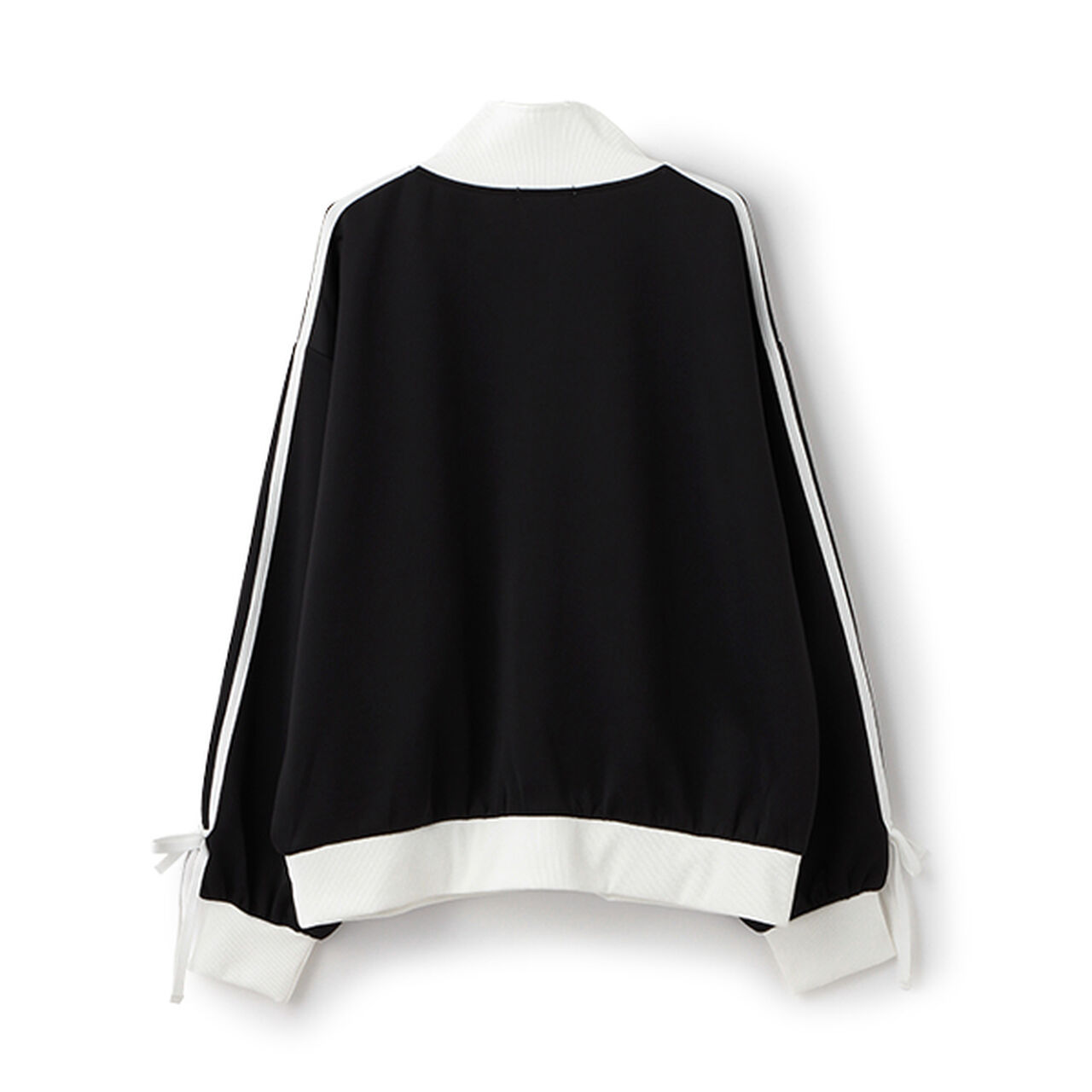 [Lovetoxic &times; PINK-latte Collaboration] Line Ribbon Track Jacket,Off white, large image number 3