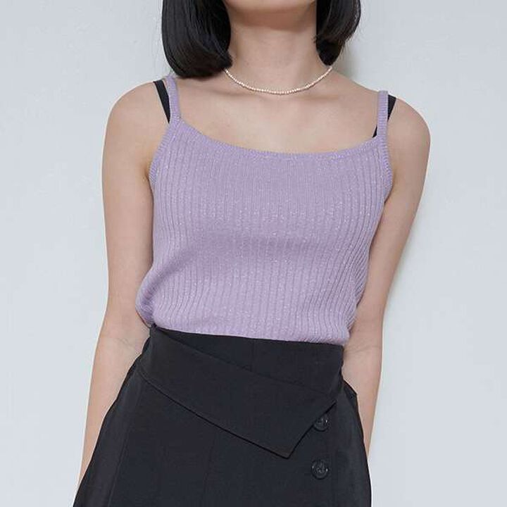 Shimmer Cardigan with Inner Layer,Lavender, medium image number 11