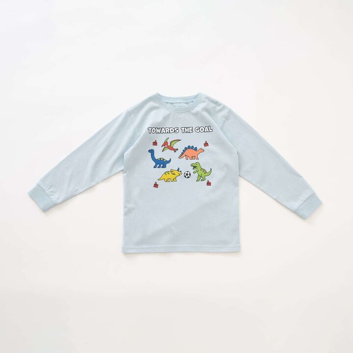 [365D] Cute OFUZAKE Long Sleeve T-Shirt,Sax blue, medium image number 16