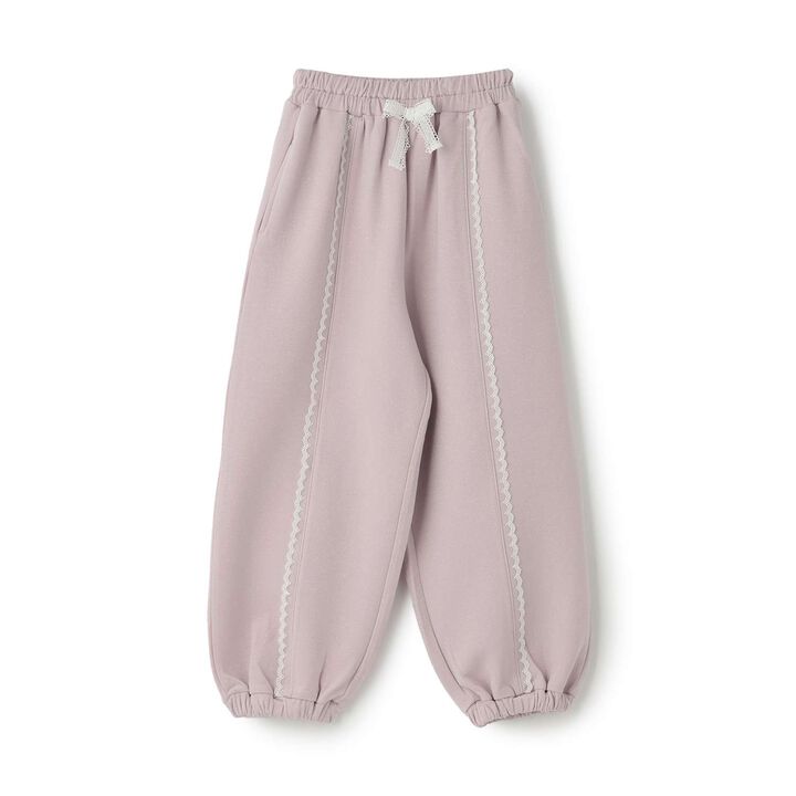 [Popular Item Restocked] [Not Available at Physical Stores] Lace-Trim Long Pants,, medium