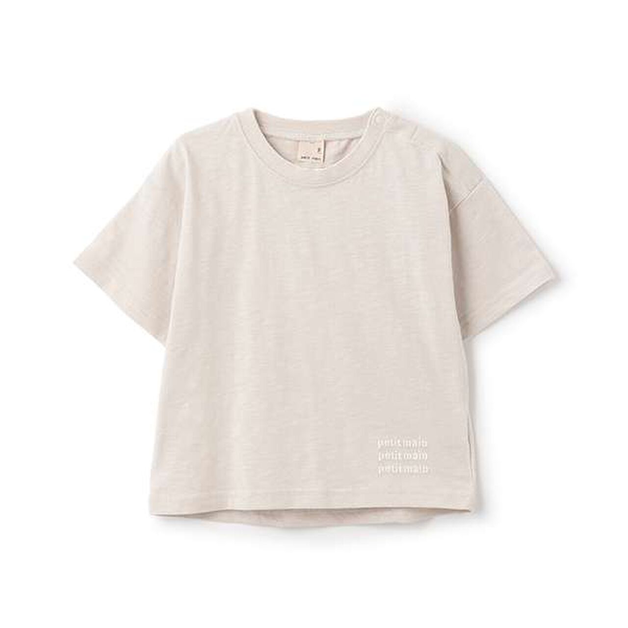 Anti-Stain Short Sleeve T-Shirt with Heart Design on Back,Light pink, large image number 19