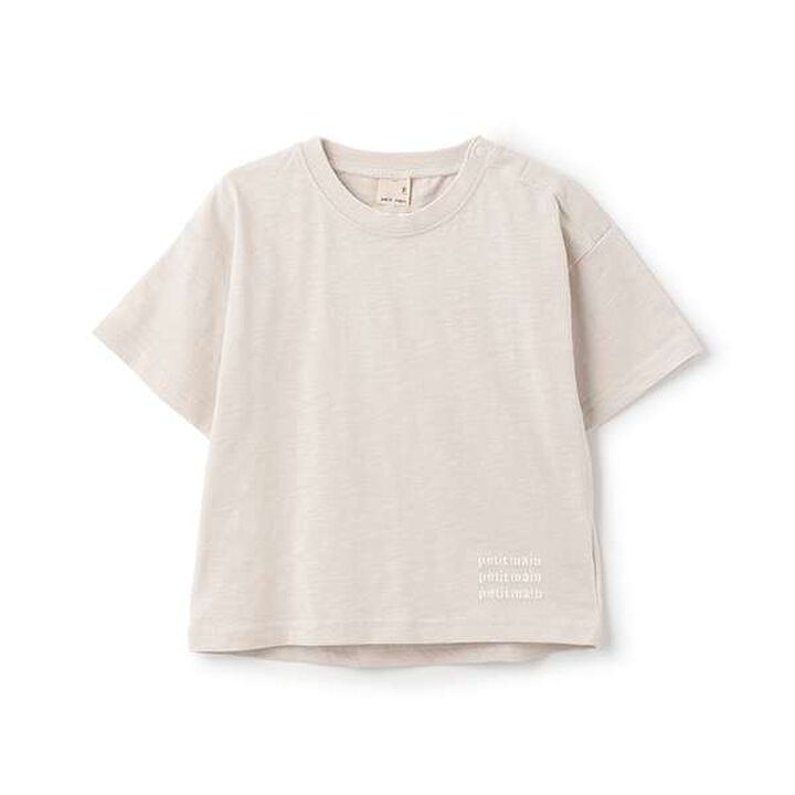 Anti-Stain Short Sleeve T-Shirt with Heart Design on Back,Light pink, medium image number 19