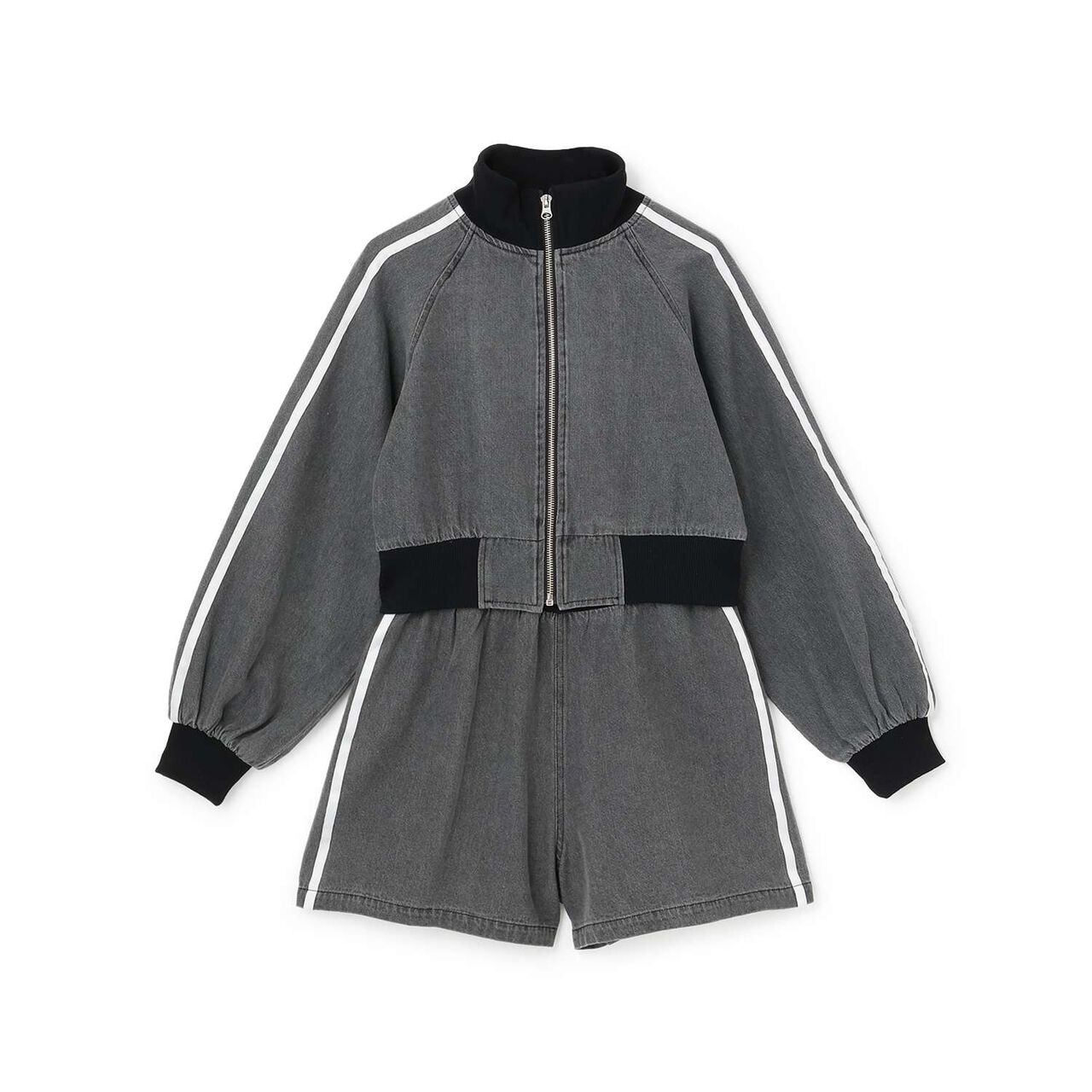 Denim Zip Setup,Blue, large image number 14