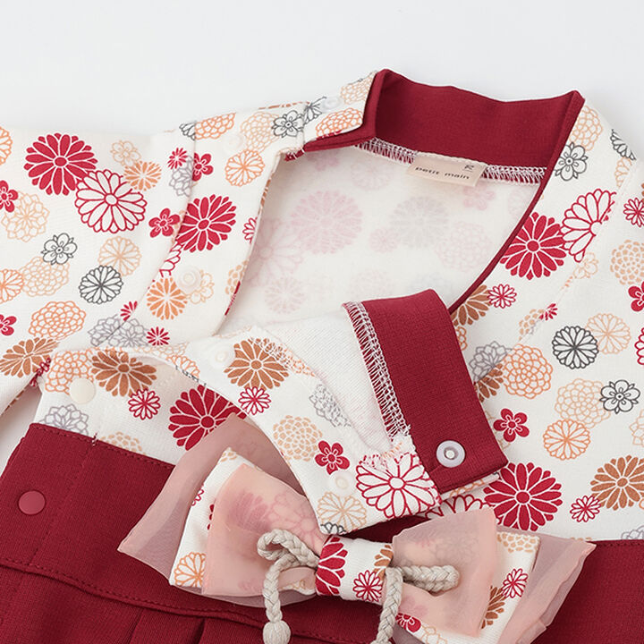 Girls NariKiri Hakama Coverall,Light pink, medium image number 11