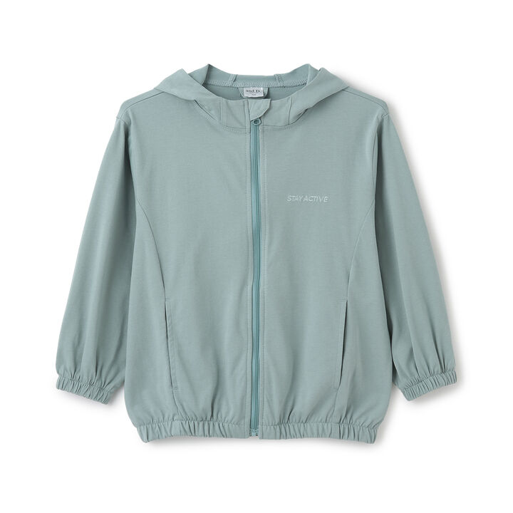 [Cool Touch] [UV Protection] [Antibacterial] Zip Parka,Yellow, medium image number 15