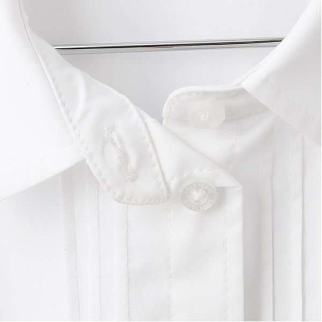 Easy-Care Graduation Bow Tie Blouse,Off white, large image number 5