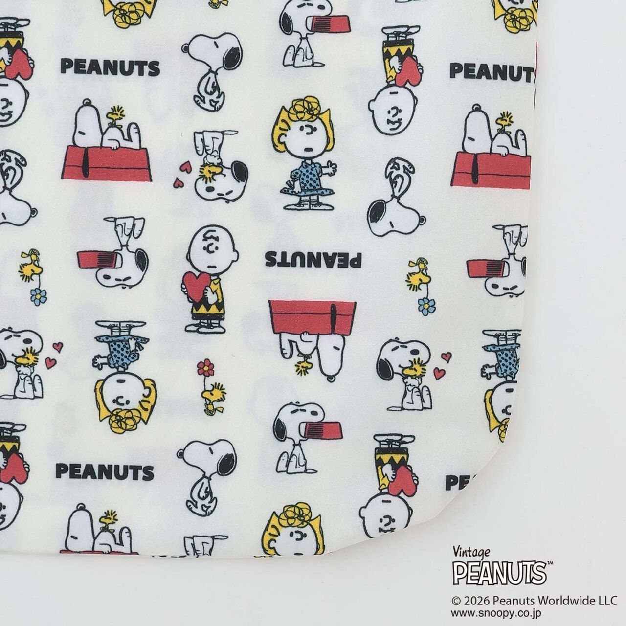 [PEANUTS] 史努比造型吊飾附環保袋,米白色, large image number 4