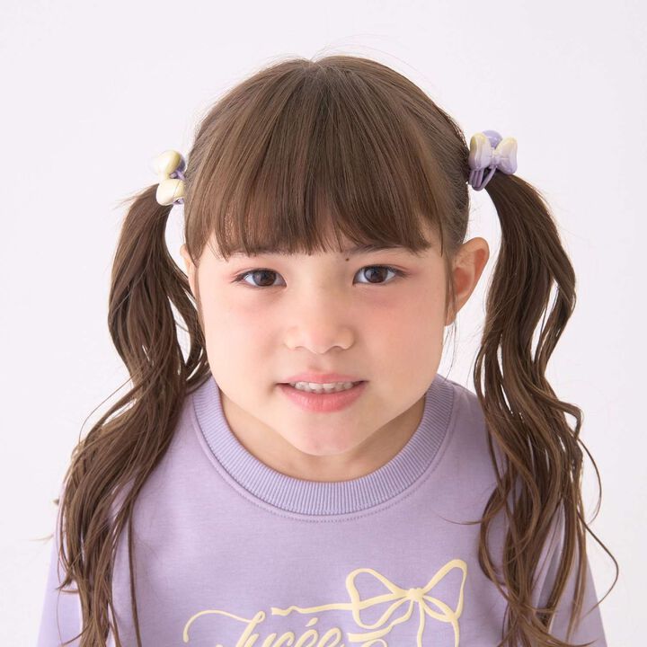 [Lycee Mine Ballet Series] Gradient Ribbon Hair Ties 2P Set,Cherry Pink, medium image number 11