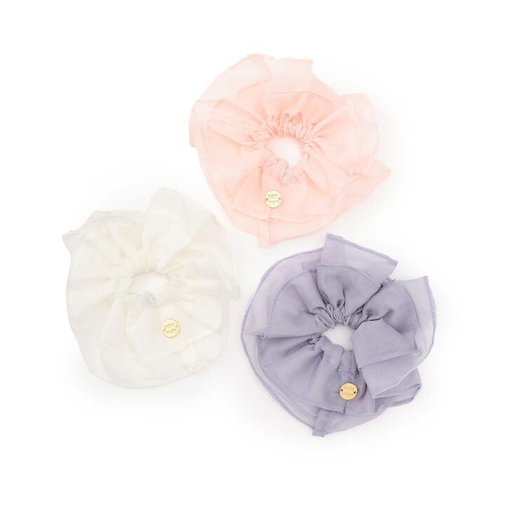 Organza Scrunchie,Pink, medium image number 6