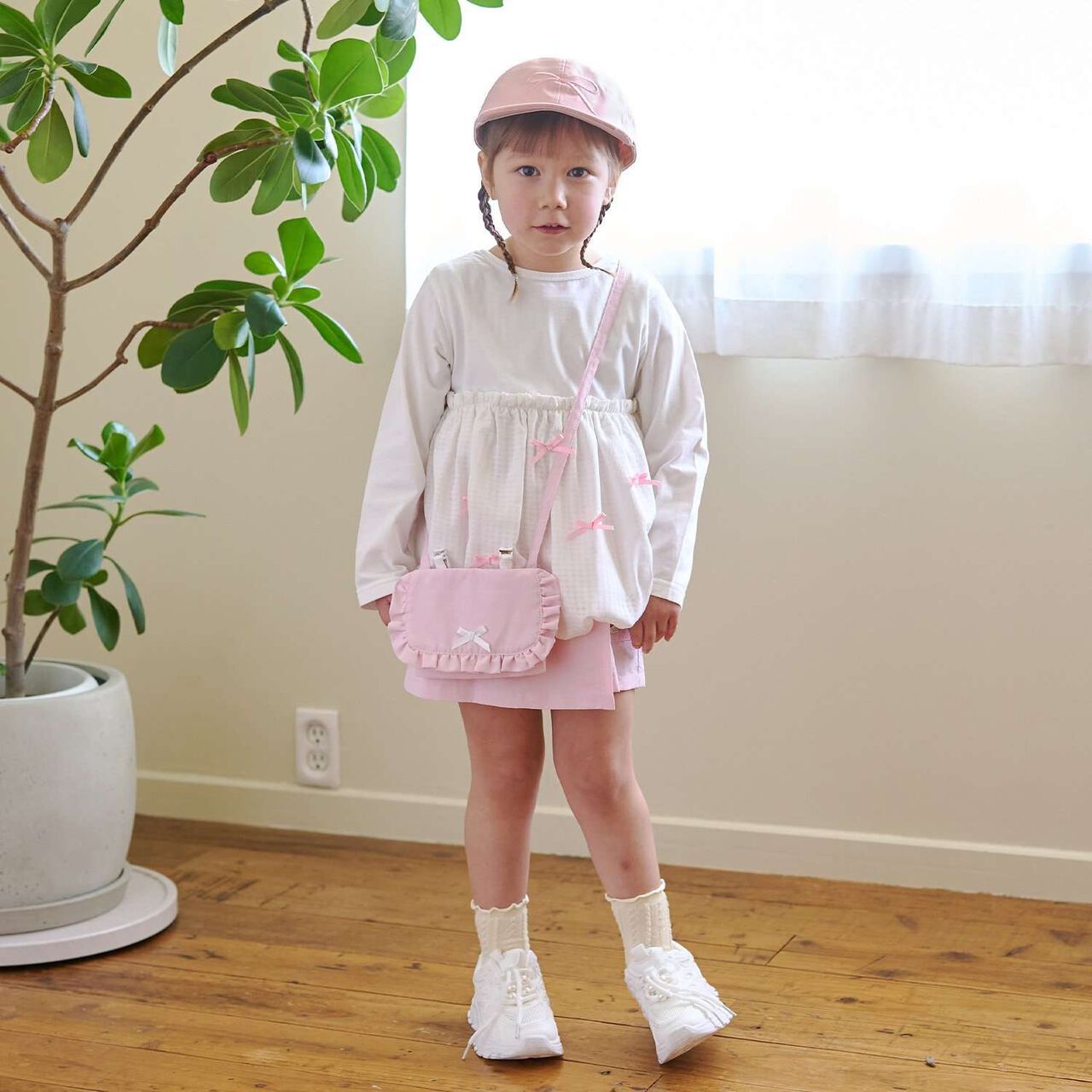 [School-Ready] [Water-Repellent, Anti-Stain, Durable, UV] Frill Detachable Pocket with Ribbon,Blue gray, large image number 16