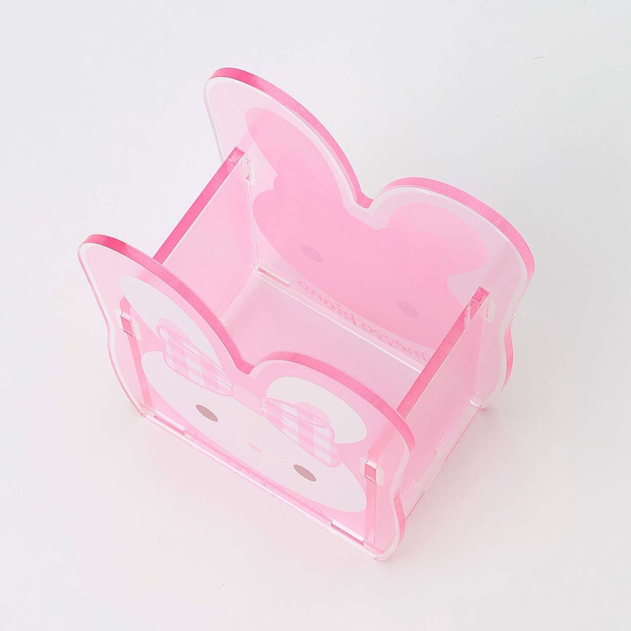 [mezzo piano Adults] Rabbit Pattern Acrylic Pen Holder,Light pink, large image number 2