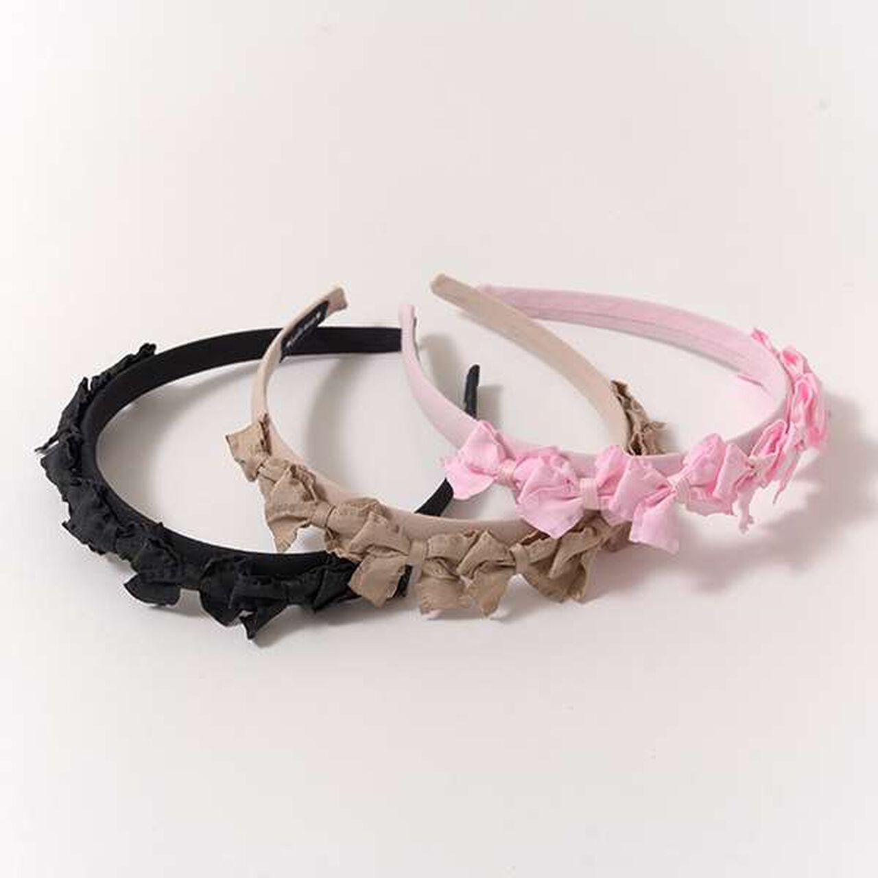 Ribbon Ribbon Headband,Black, large image number 1