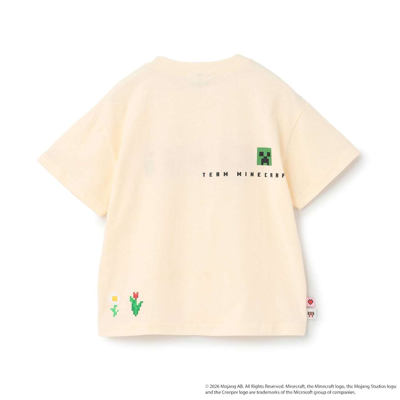 [MINECRAFT] 貼布刺繡短袖T恤,土耳其藍, large image number 9