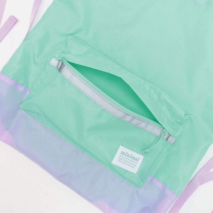 [DailyME/Water-Repellent] Knapsack for Gym Clothes, Fits Over School Bag,Pink, medium image number 10