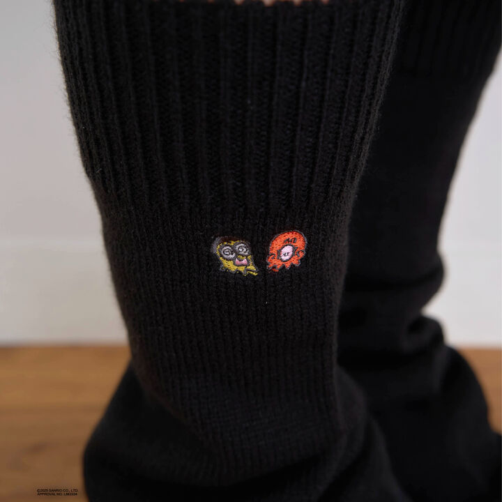 Sanrio Characters Knit Leg Covers,Black, medium image number 8