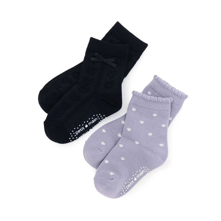 Mini Motif Socks 2-Pack,Navy, medium image number 0
