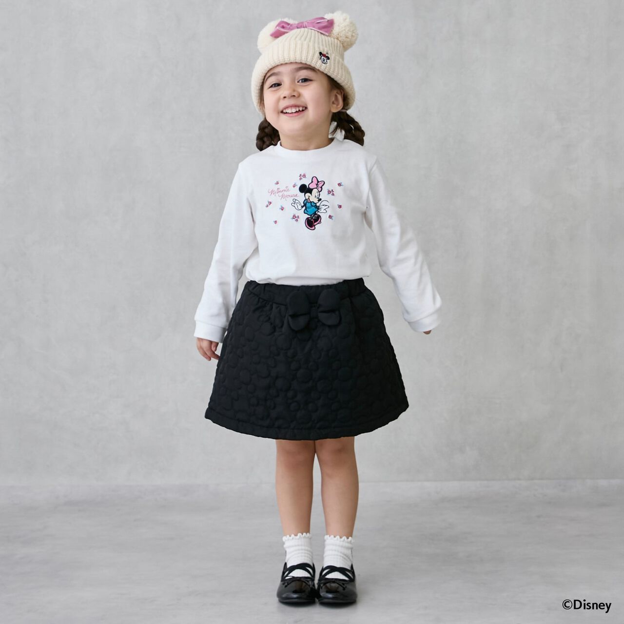[Disney][Link] Quilted Jumper Skirt Set,Ivory, large image number 2