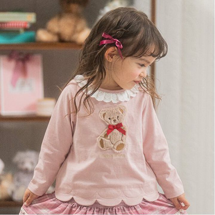 Teddy Bear Long-Sleeve T-Shirt,Light pink, medium image number 11