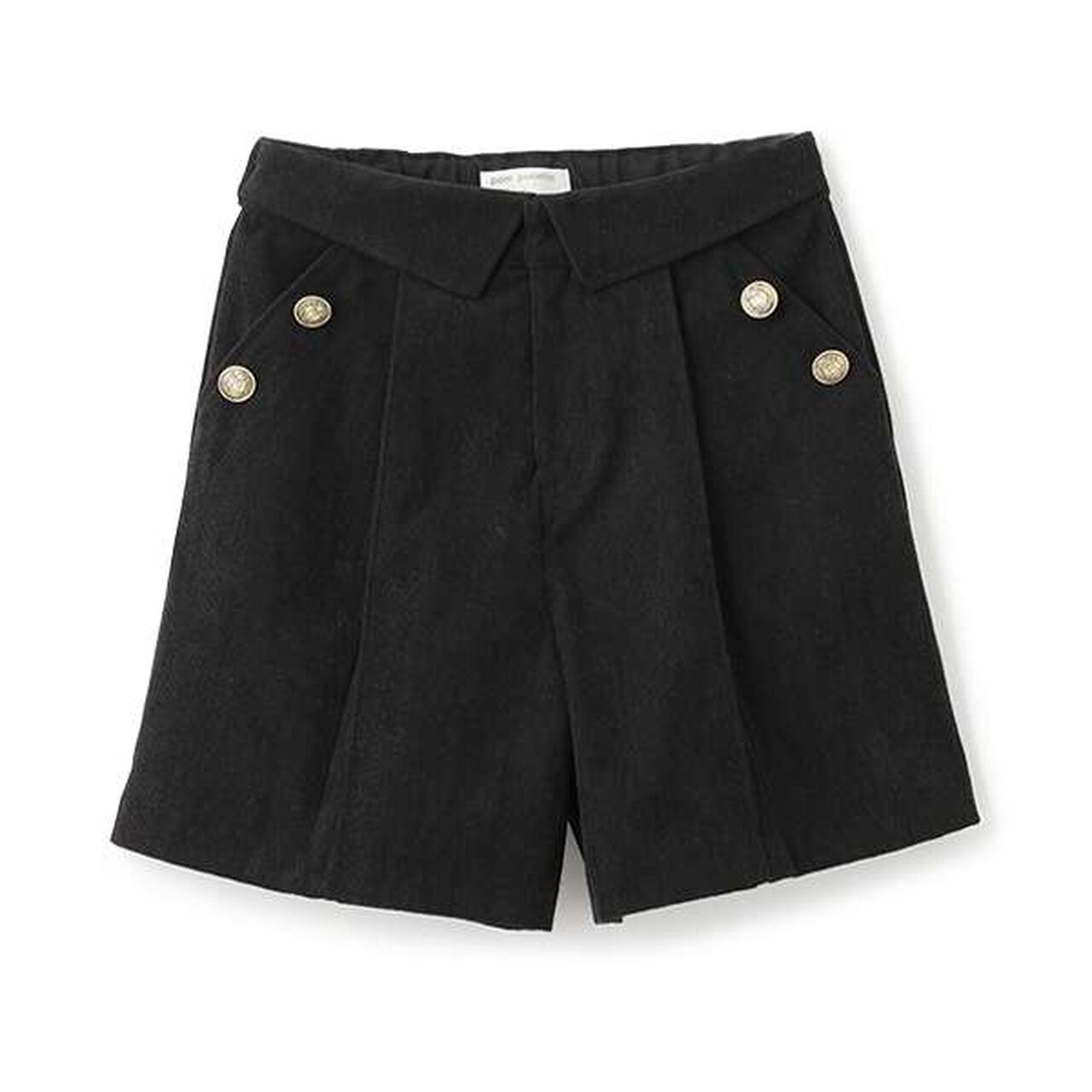 Cuffed Tuck Culottes,Light beige, large image number 6