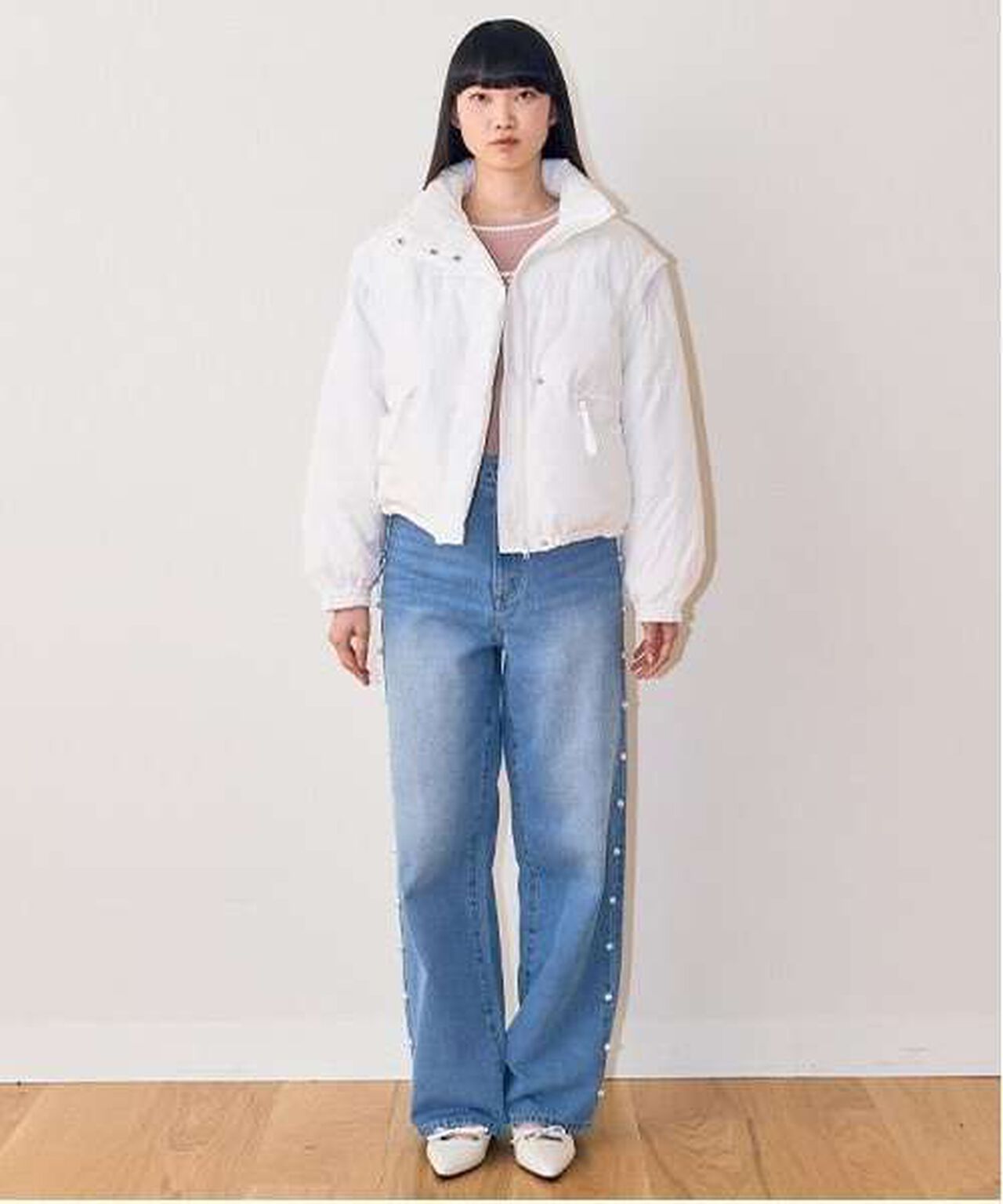 2WAY Jacket,Off white, large image number 3