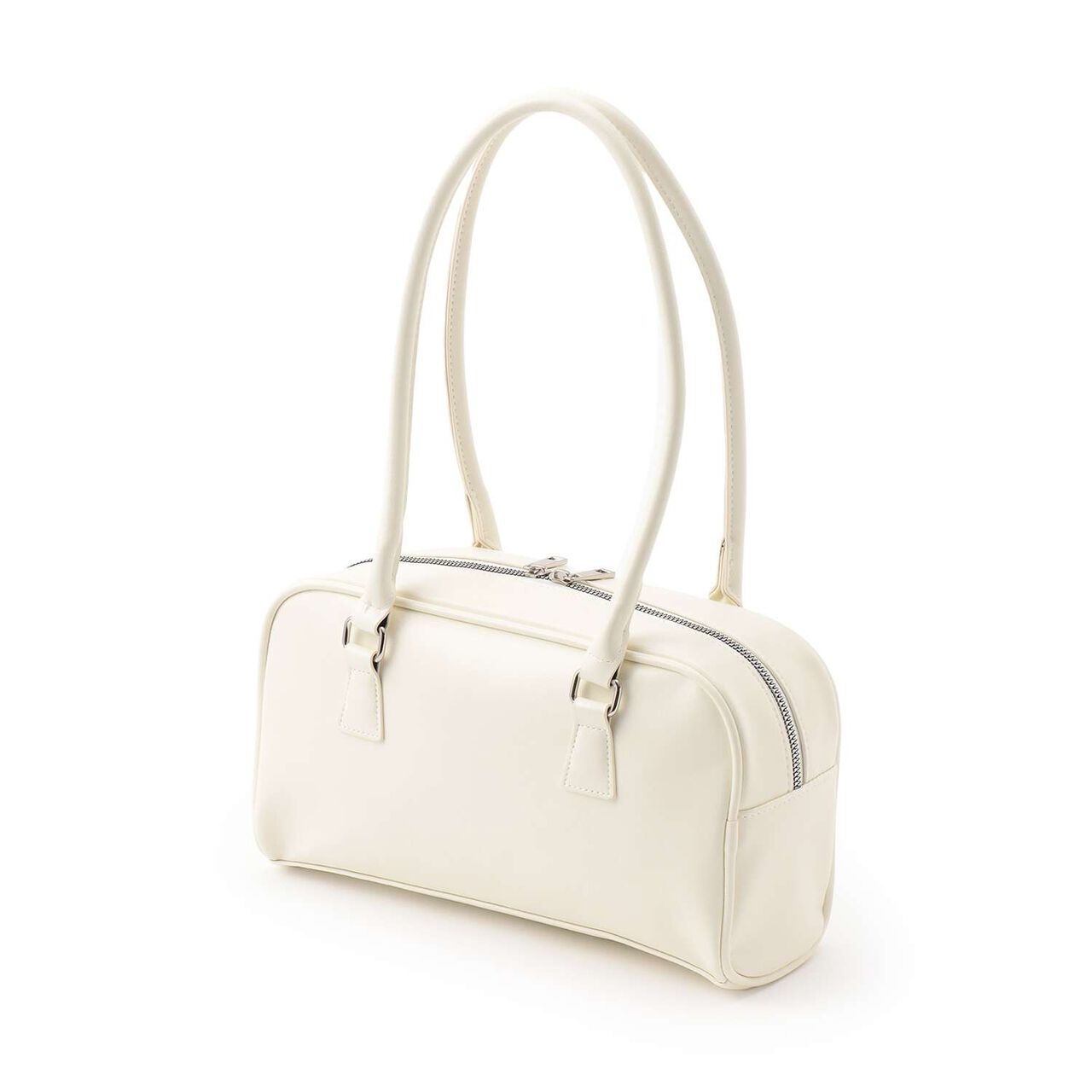 [LTXC] Square Long Handle Boston Bag,Ivory, large image number 6