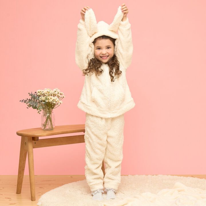 Bunny & Cat Hoodie & Pants Set,Lavender, medium image number 15