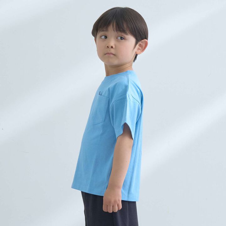 [Stain Resistant, Quick Dry & UV] Comfortable Jersey Loose Fit Basic T-Shirt with Easy Name Tag Attachment,Light green, medium image number 8