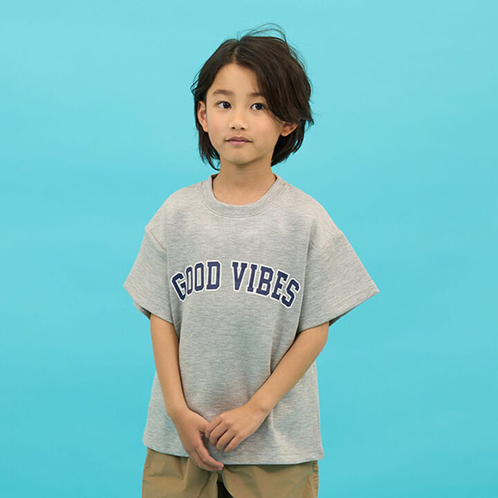 [SKIT0LY] Cardboard Arch Logo Short Sleeve T-Shirt,Gray, medium image number 0