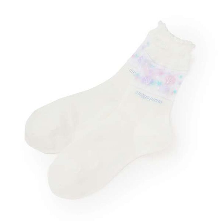Sheer Shell Socks,Lavender, medium image number 6