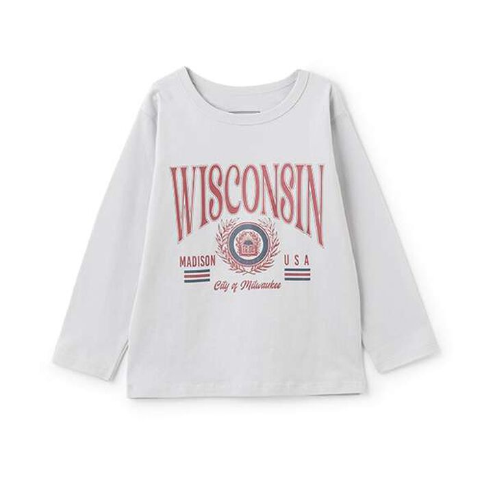 [365D.] Assorted Print Long Sleeve T-Shirt,Off white, medium image number 16