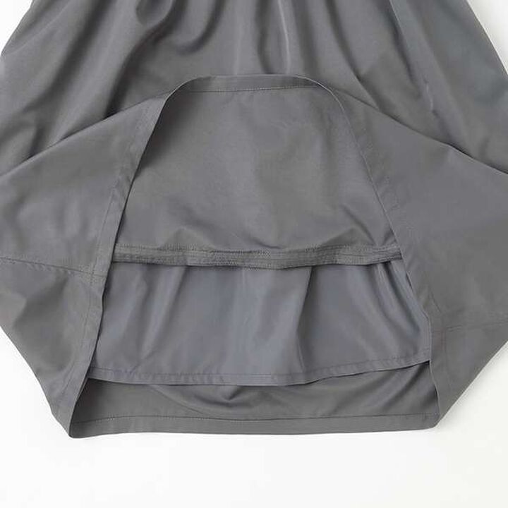 [AMI] [Web Exclusive] Docking Balloon One-Piece Dress,Black, medium image number 7