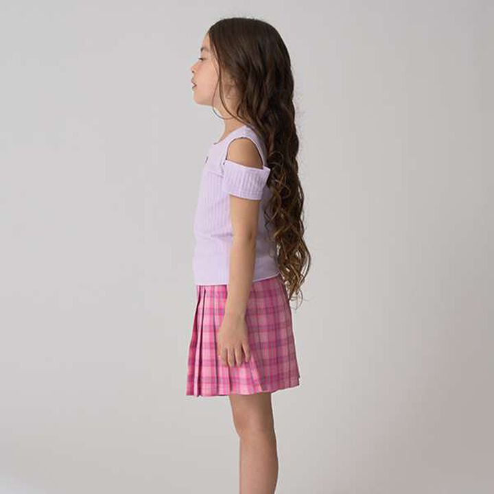 Check Pleats Culottes,Turquoise, medium image number 16