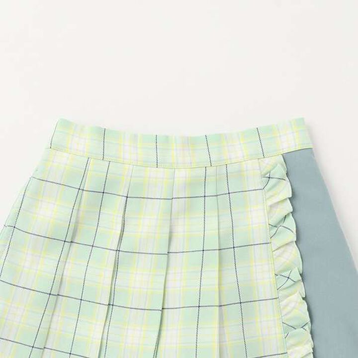 Check Pleats Culottes,Pink, medium image number 2