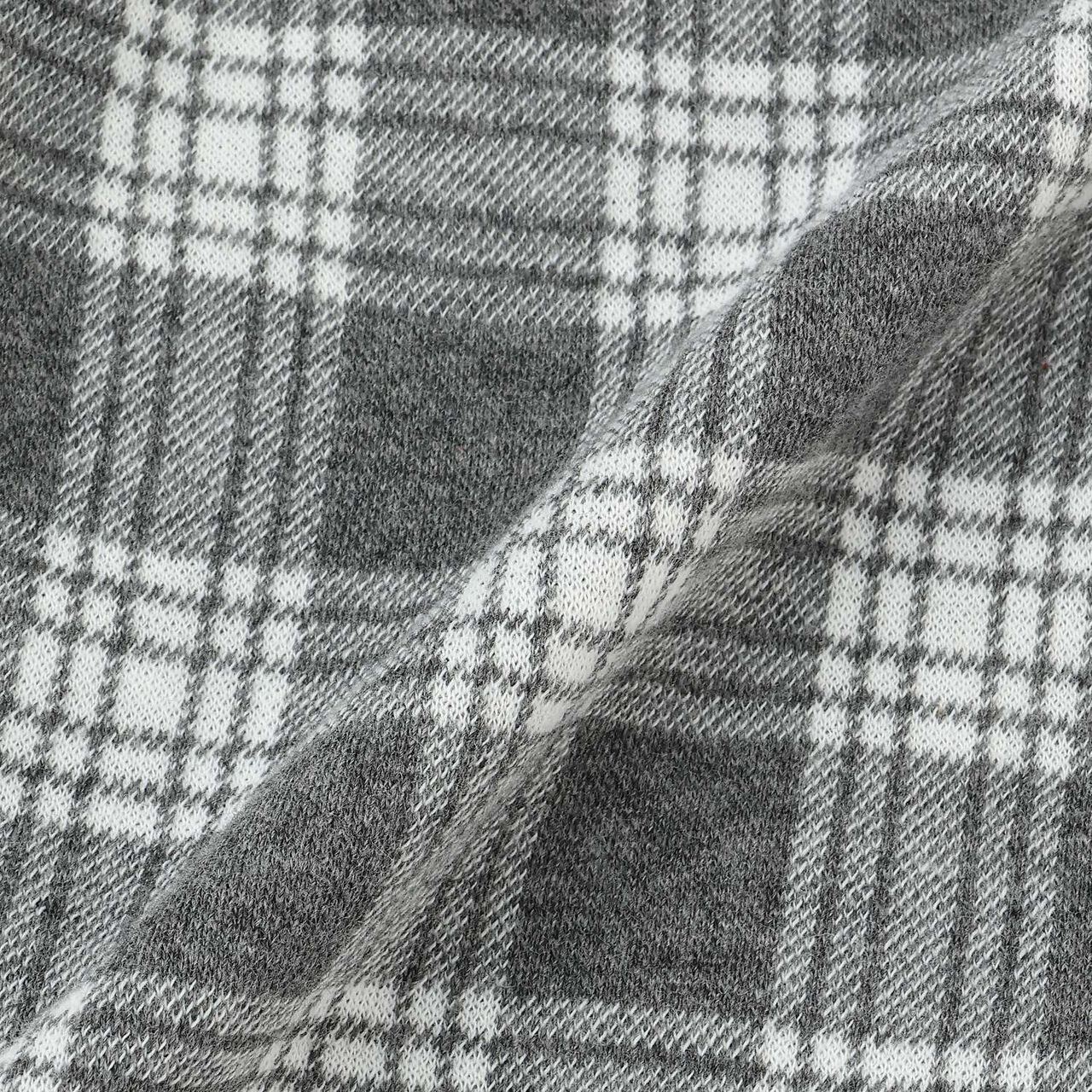 JQ Checkered Long-Length Tapered Pants,Gray, large image number 8